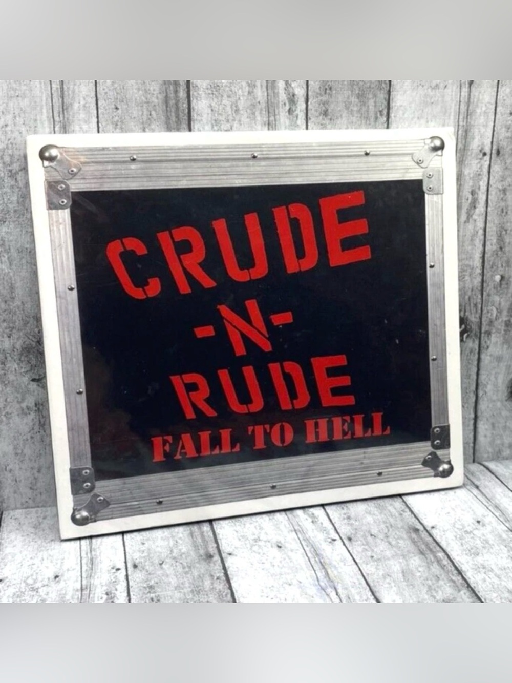 🎸Crude N-Rude “Fall to Hell” CD Album Hard Rock Metal 2017 🎸🎶